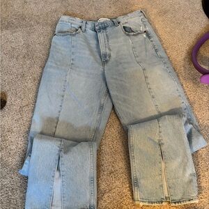 Abercrombie and Fitch Wide Legged Jeans Size 31